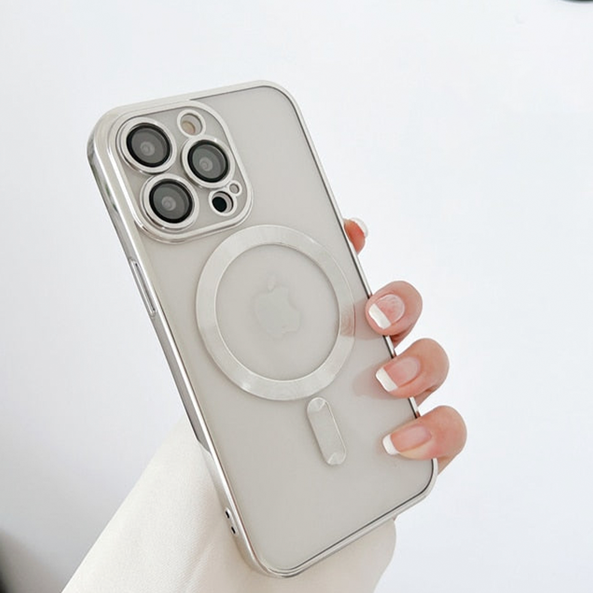 Capa Magnética Para Batéria Portátil pra Iphone 12PRO MAX Inovadora e Elegante.