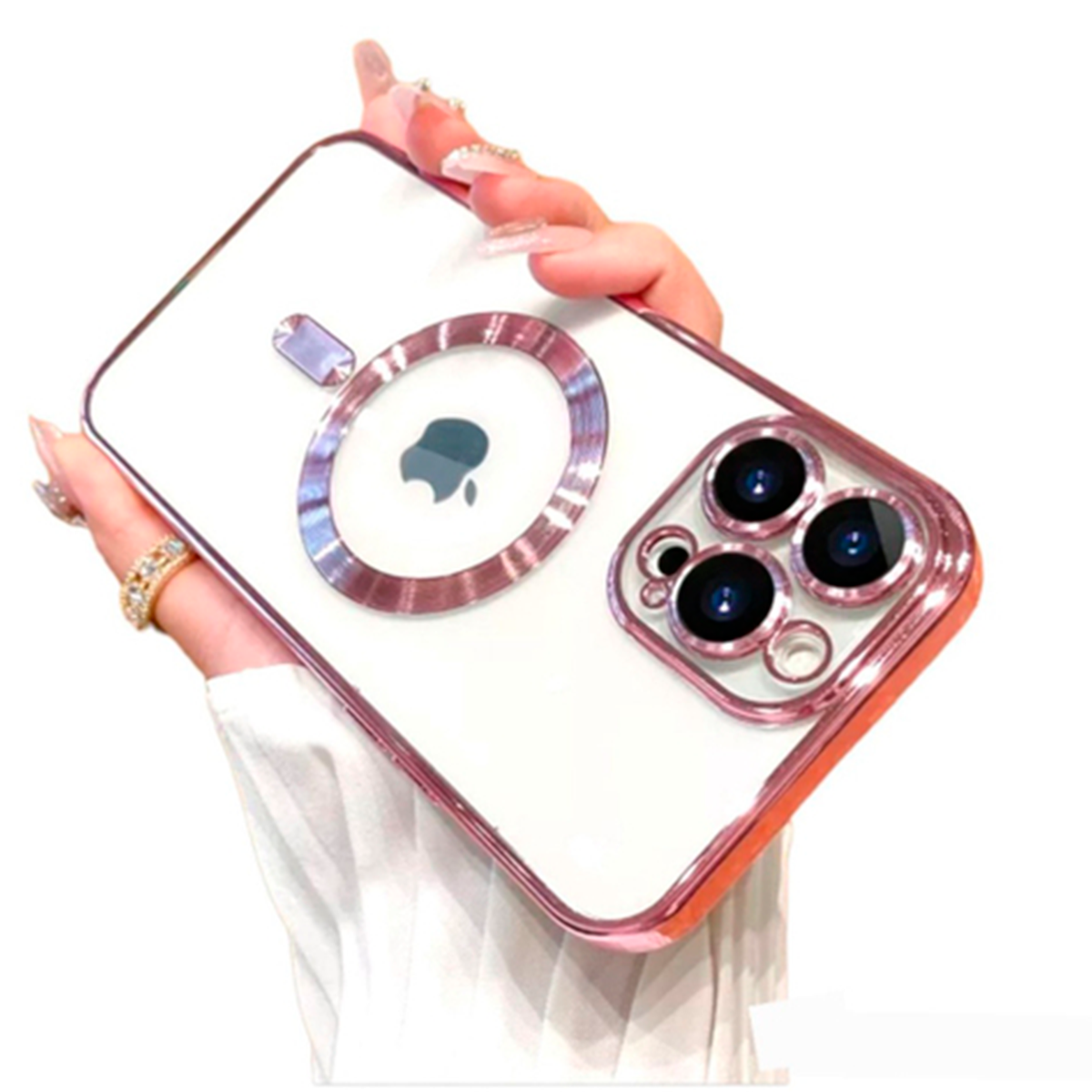 Capa Magnética Para Batéria Portátil pra Iphone 12PRO MAX Inovadora e Elegante.