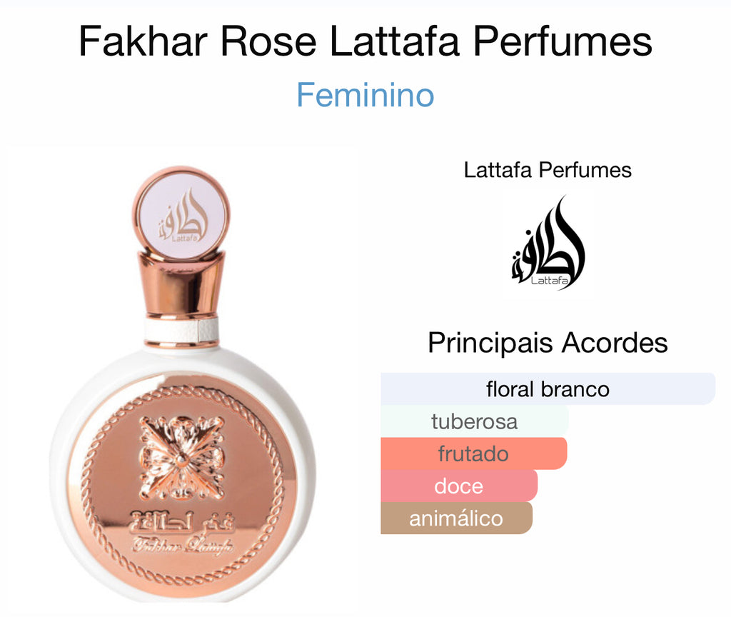 perfume Lattafa Fakhar spray feminino, 100 ml