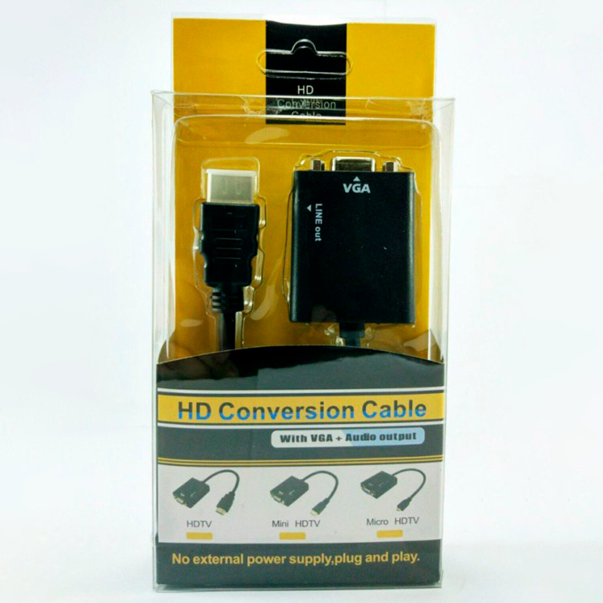 Cabo Conversor Vga para Hdmi