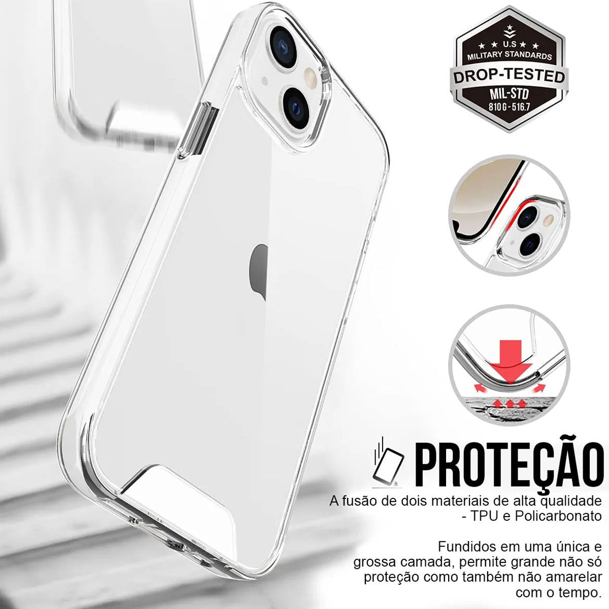 Capinha Case Para iPhone 13 Space Collection