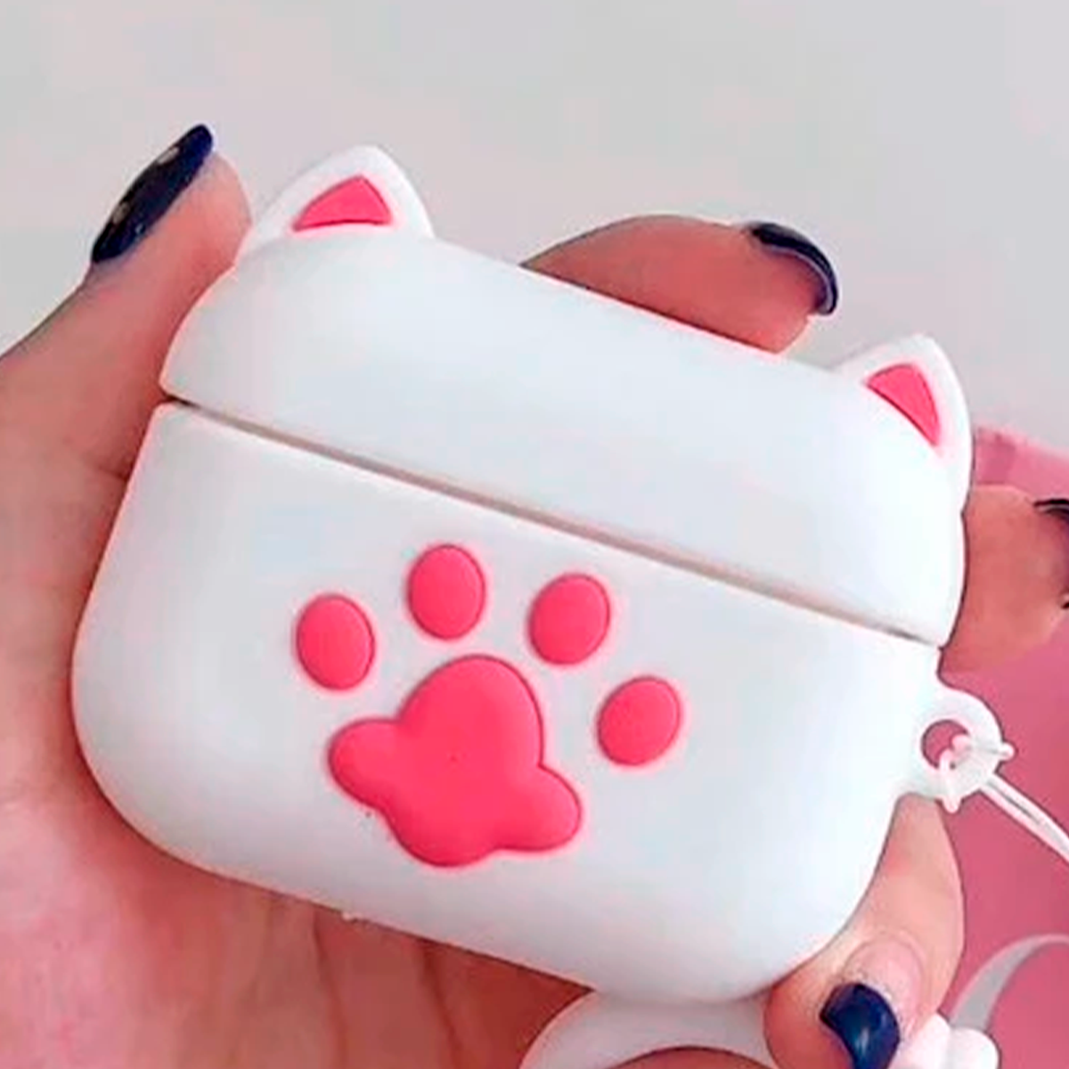 Capa Case de Silicone Protetora Compatível Com Airpods Pro.