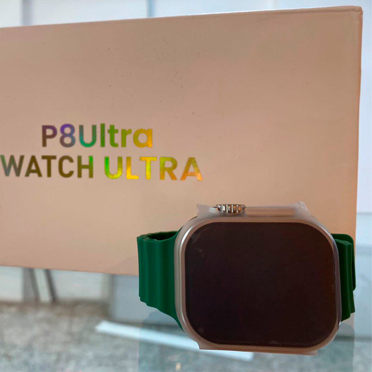 Smart Watch P8 Ultra, acompanha 2 pulseiras