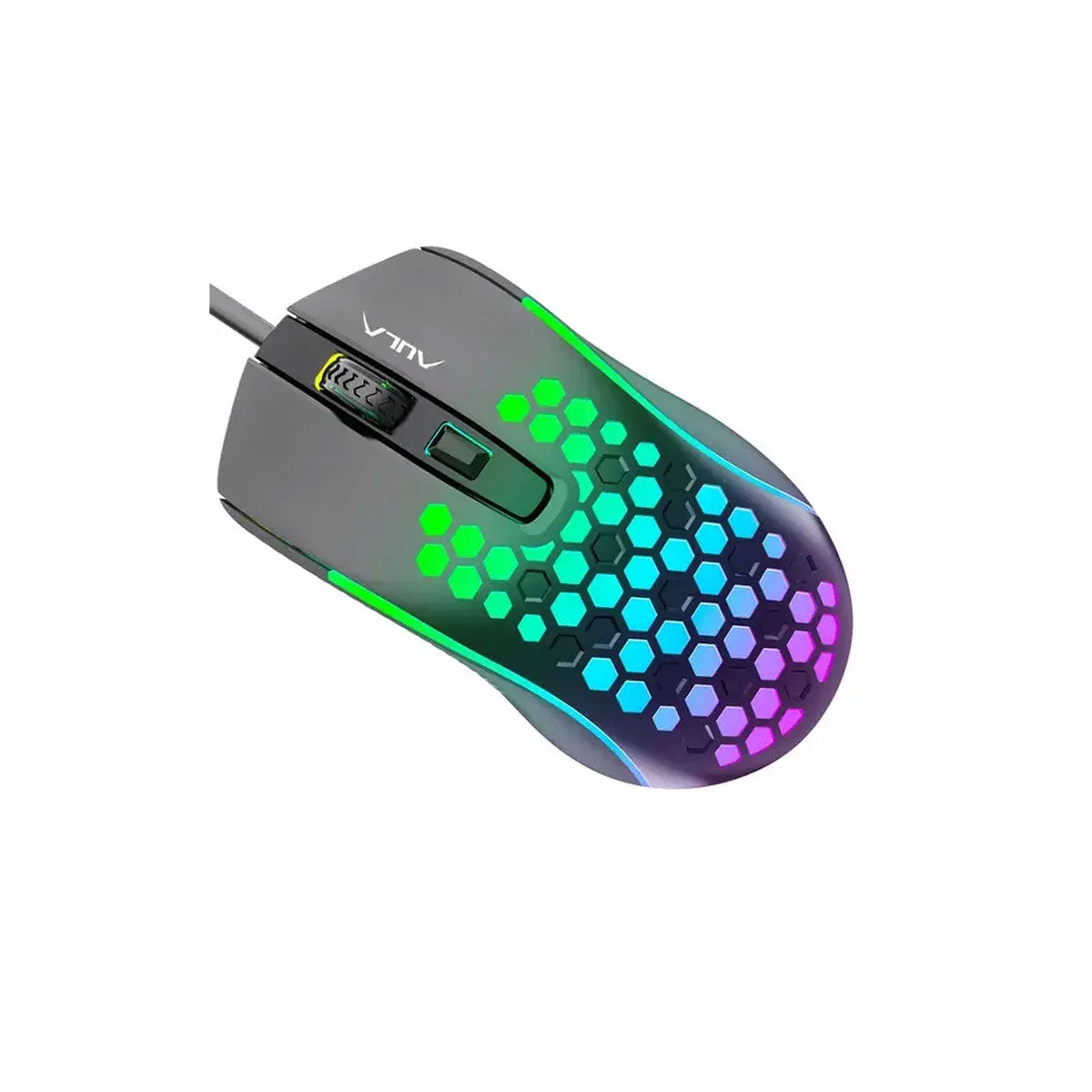 Mouse Gamer Aula Mountain S11 DPI 3600, USB, Preto, RGB