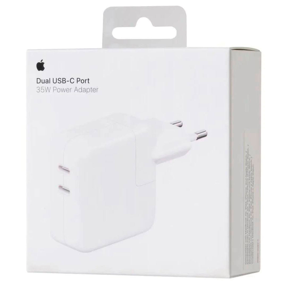 Carregador Tomada Dual Duplo USB-C 35W Turbo Power Adapter.