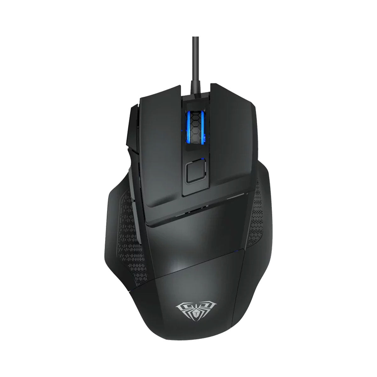 Mouse Gamer Aula S12 com fio - 3600DPI Preto