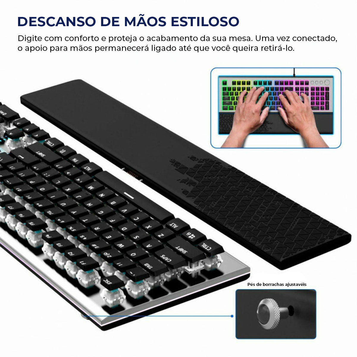 Teclado Mecânico RGB Com Fio  - Philips Monumentum - SPK8624